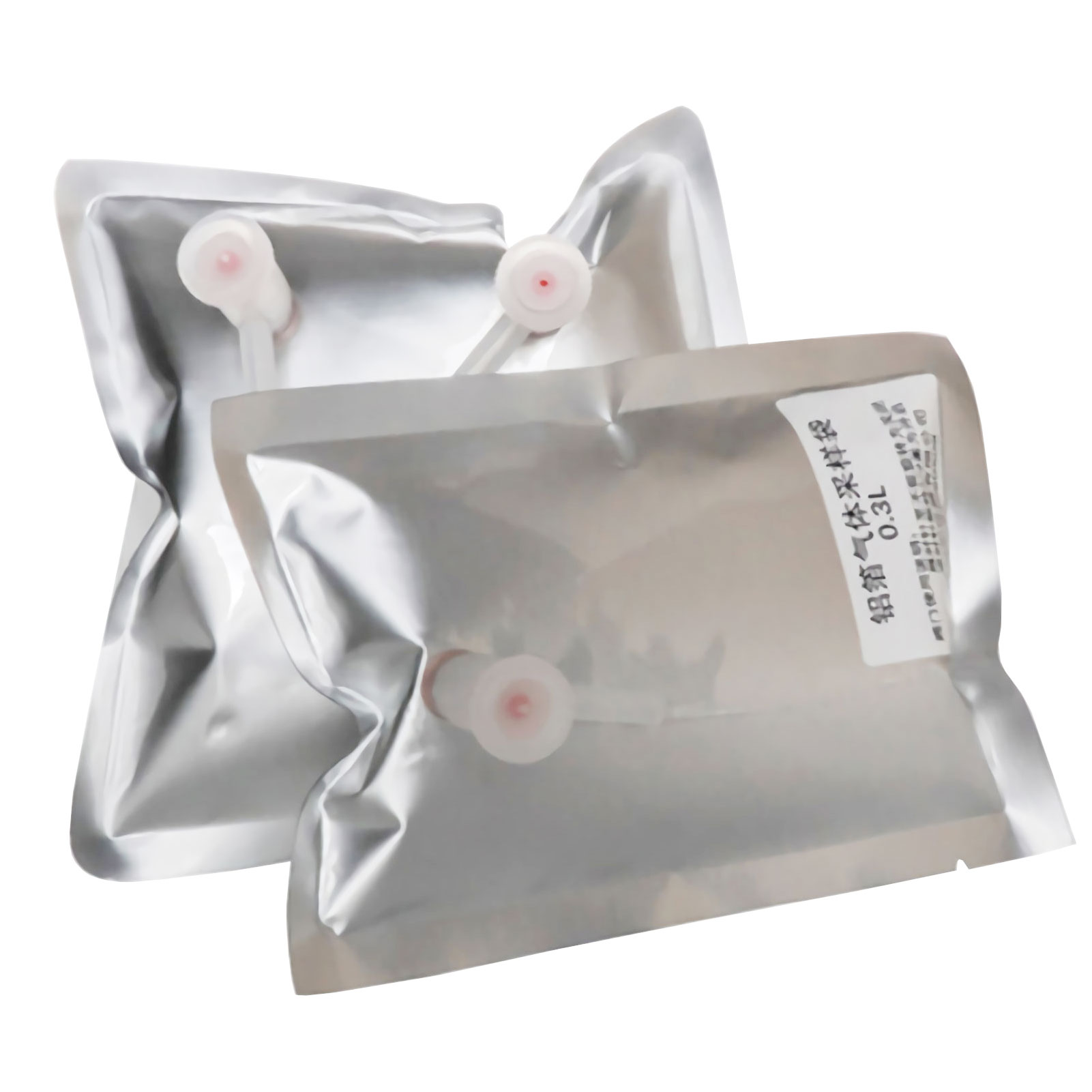 ADAMAS BETA Aluminum Foil Gas Sampling Bags with L-Shape Single/Double Valve Laboratory Composite Membrane Air Collection Bags 10ml-200L