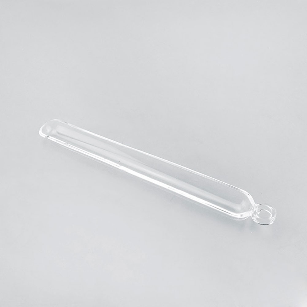 ADAMAS BETA Quartz Boat 5-12cm High Temperature Resistance Laboratory Burning Boat with Ear Handle for Sulfur Determination Experiment