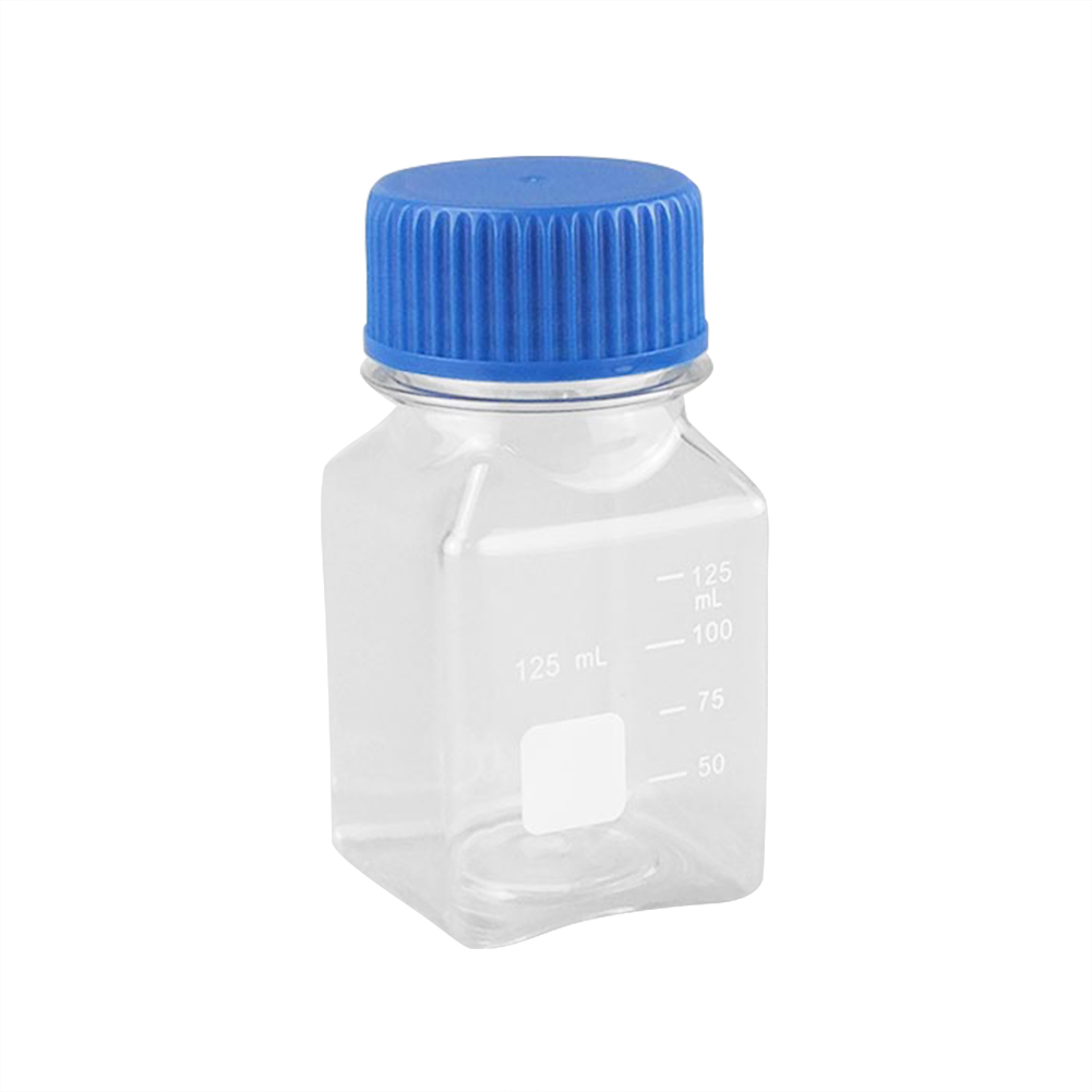 ADAMAS BETA Plastic Bottle 125-1000ml Narrow Mouth with Cover PET/PC Sterilized Lab Chemical Reagent Bottle Sample Sealing Bottles