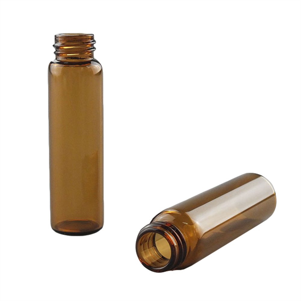 ADAMAS BETA Wholesale 100pcs Sample Laboratory Glass Reagent Storage Bottle 4ml 10-60ml Screw Mouth Scaleless Sample Bottles