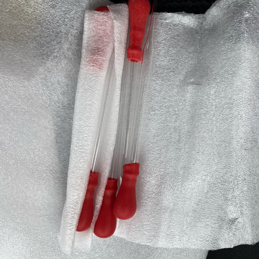 ADAMAS BETA Glass Rubber Head Dropper 110mm 160mm 200mm Scaleless Glue Long Tip Pipette Laboratory Trace Liquid Transfer Tubes(Pack of 20)