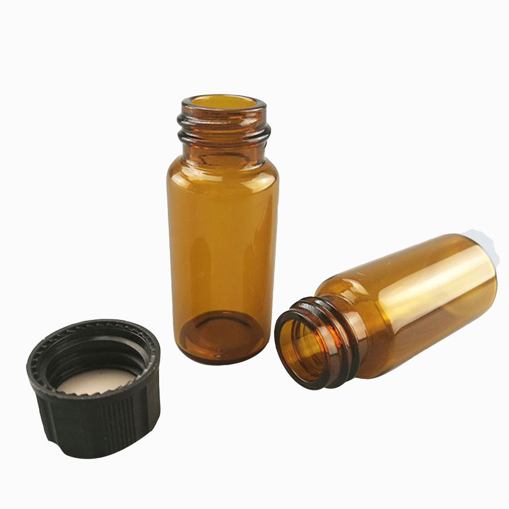 ADAMAS BETA Wholesale Laboratory Sample Bottles PP Cover with PE Gasket 2-120ml Brown/Transparent Glass Reagent Storage Bottle Lab Vials