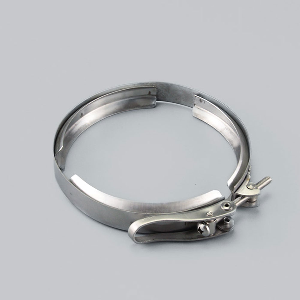 ADAMAS-BETA V-Band Clamp, Reaction Kettle Flasks Stainless Steel Clamp, Lap Joint Exhaust Band Clamp 150-220mm Reactor Clamp