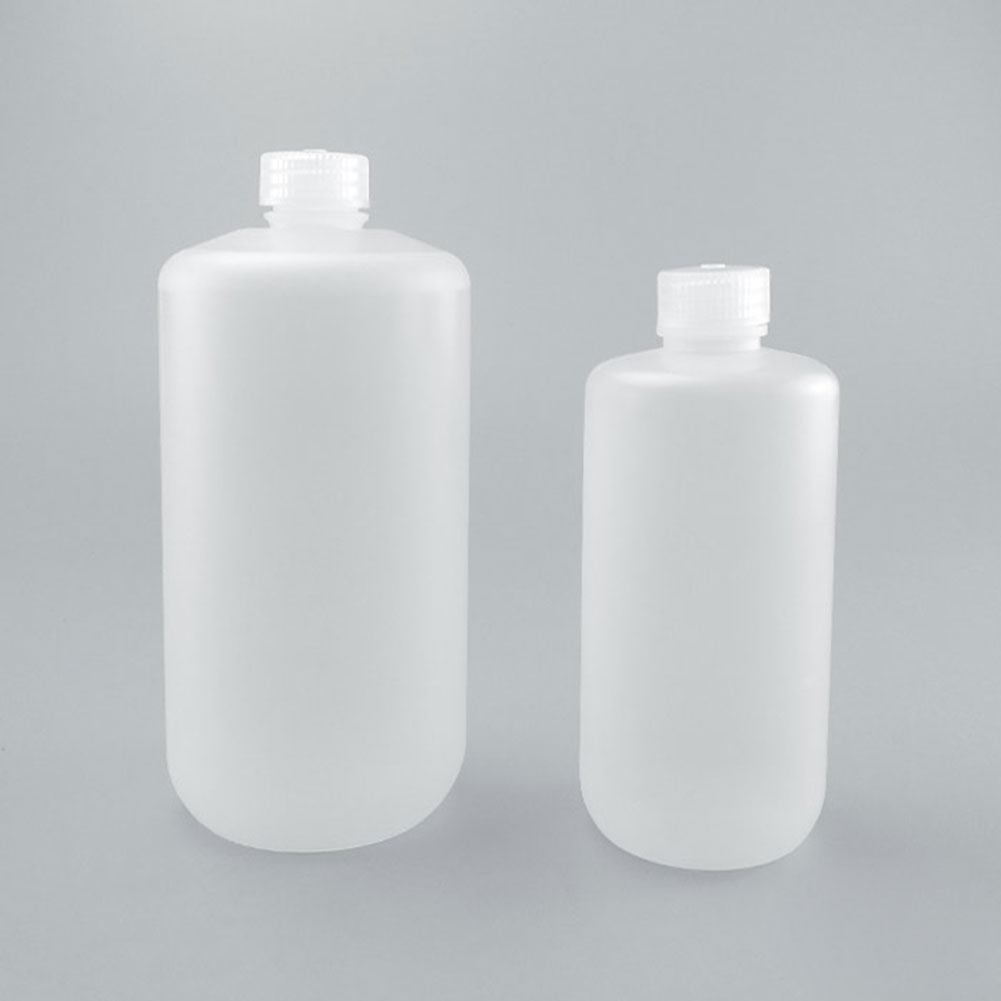 ADAMAS-BETA 5pcs Narrow Mouth Bottle Covered Laboratory Reagent Storage Bottle PP/PE/LDPE Plastic Volumetric Flask 150ML-1000ML