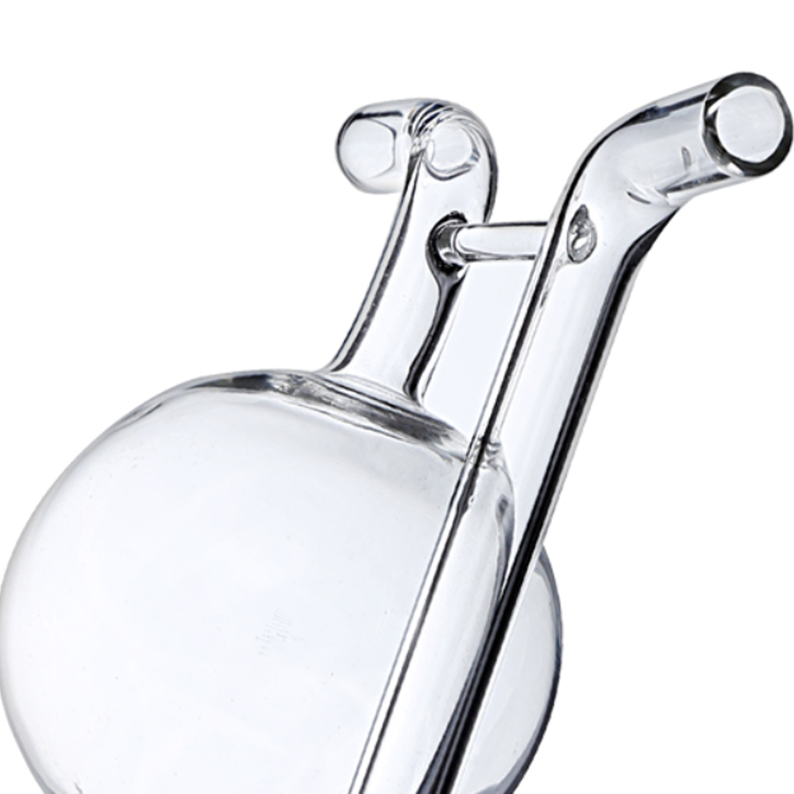 ADAMAS BETA U-shaped Porous Plate Glass Absorption Tube White/Brown 10-125ml Laboratory Gas Absorption Sampling Bottle Air Collector