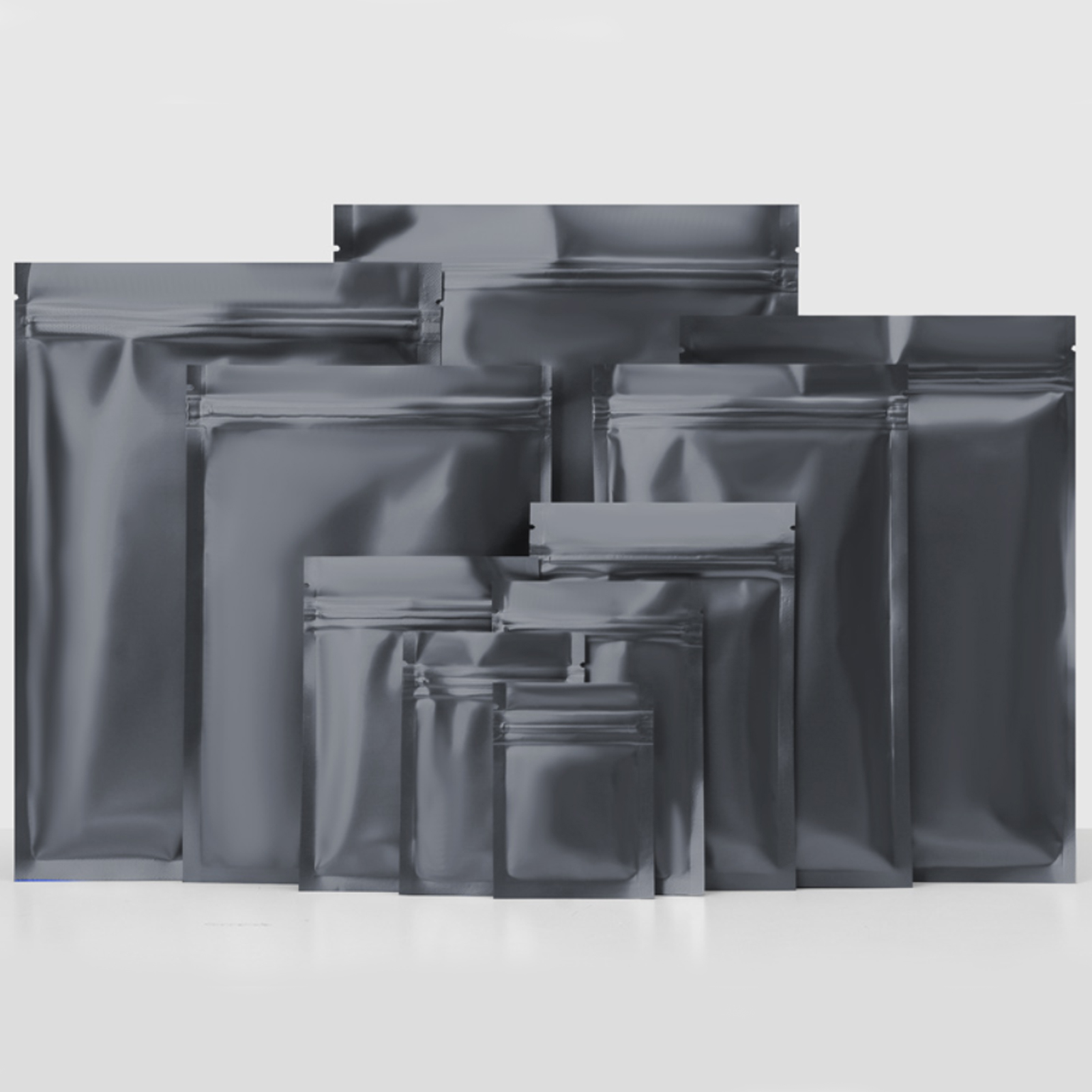 ADAMAS BETA Black Light-proof Self Sealing Bags PE Laboratory Reagent Storage Bag Damp-Proof Sealing Subpackage Bag(Pack of 100)