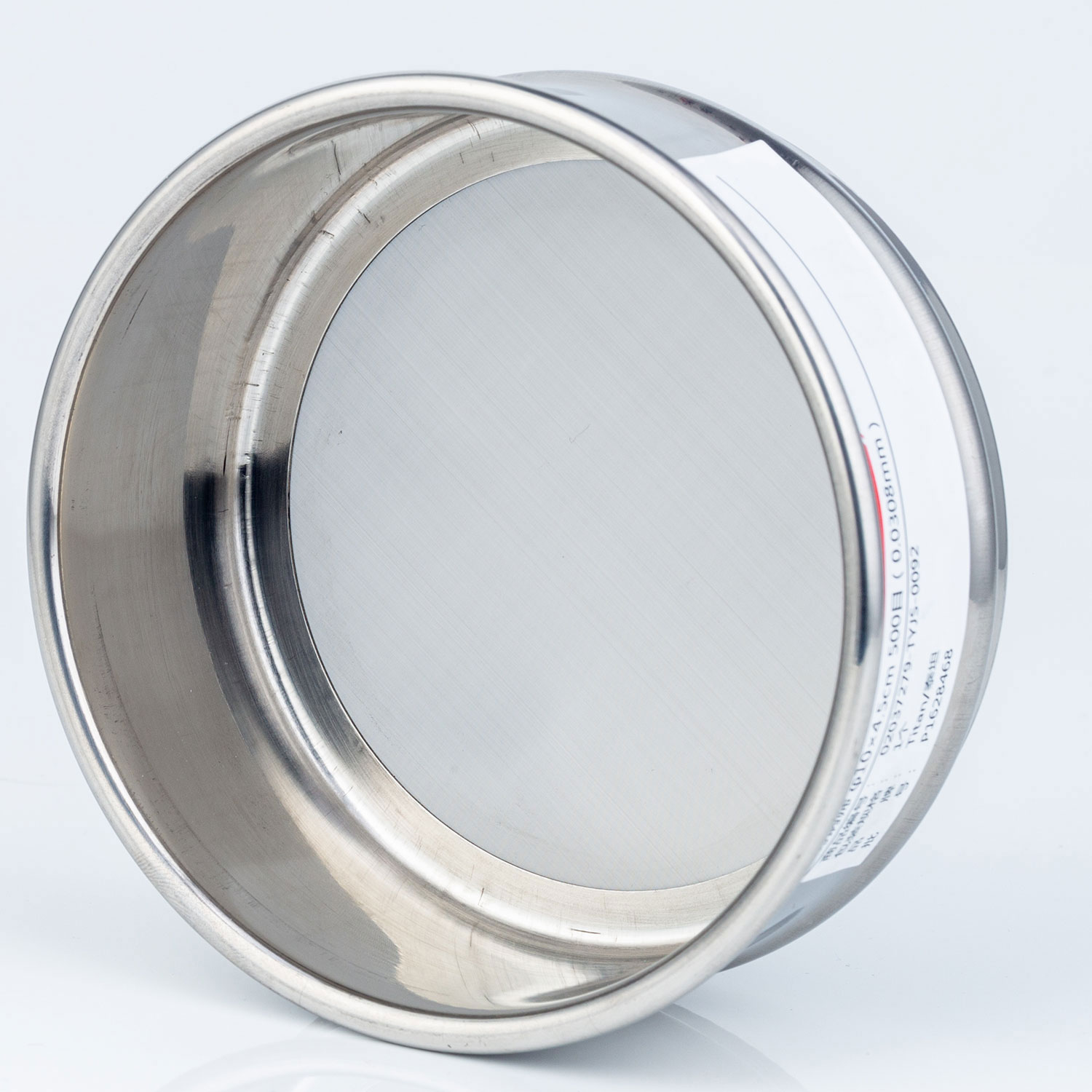 Wholesale φ10×4.5cm 500 Mesh 304 Stainless Lab Sieves Economy Test Sieve 304 Stainless Steel Wire Cloth（0.0308mm）