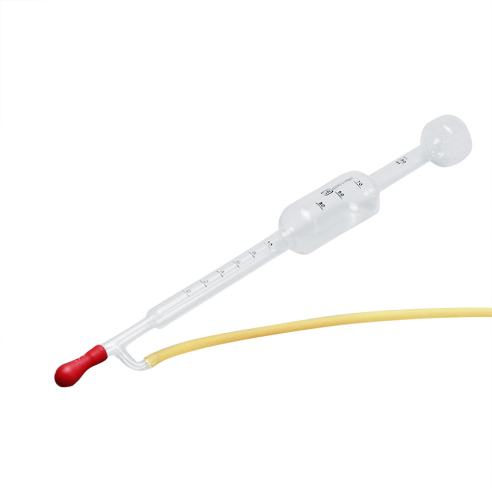 ADAMAS-BETA Water Separator Flowmeter with Rubber Cap Hose Glass Soap Film Glass Atmosphere Sampling 50ml 100ml Lab Equipment Divice Tools