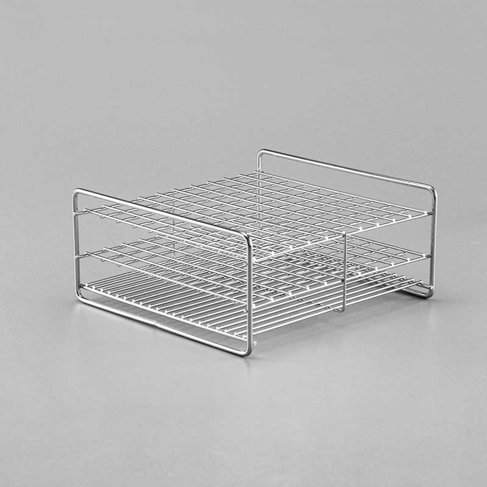 ADAMAS-BETA Stainless Steel Test Tube Rack Various Specifications Grid Arrangement Lab Tube Holder 10-100 Well 