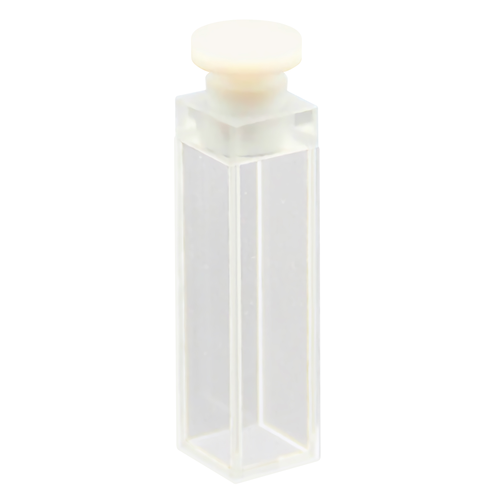 ADAMAS-BETA Quartz Stoppered Fluorescent Four-Way Cuvette Laboratory Glass Cuvette with Cover Absorption Tank Sample Pool Optical Path 5-100mm