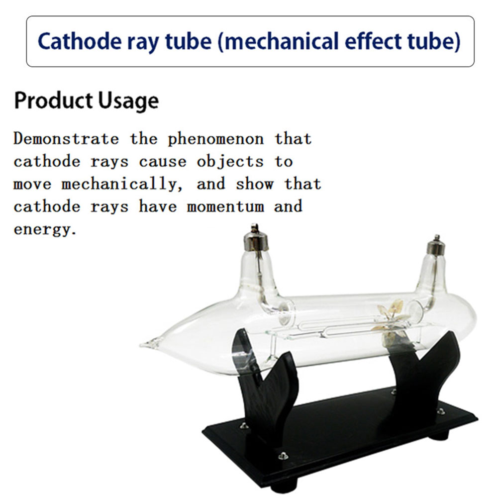 ADAMAS-BETA Laboratory Supplies Cathode Ray Tube Glass Magnetic Effect Tube Electrostatic Effect Tube Physical Experimental Equipment Apparatus