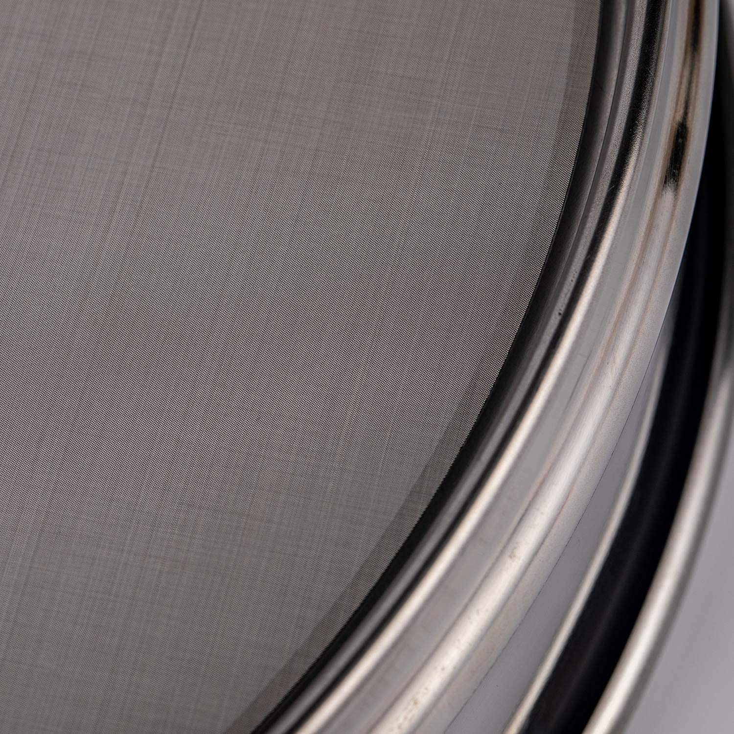 Adamas-Beta φ10×4.5cm 180 Mesh 304 Stainless Lab Sieves Economy Test Sieve 304 Stainless Steel Wire Cloth（0.09mm）