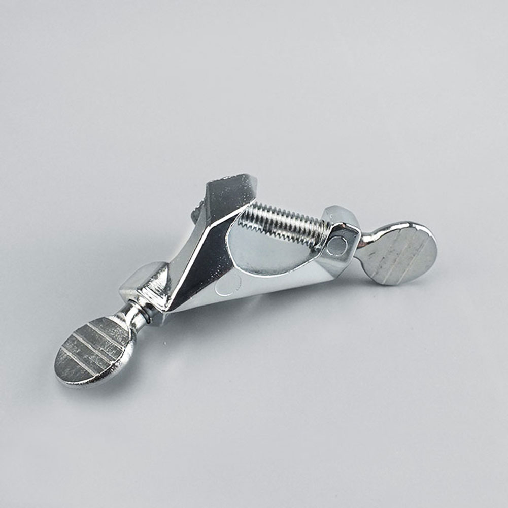 ADAMAS-BETA Electroplated Cross Clamp Laboratory Iron Frame Fixing Clamp 2-Way/3-Way Metallic Multi-purpose Clips