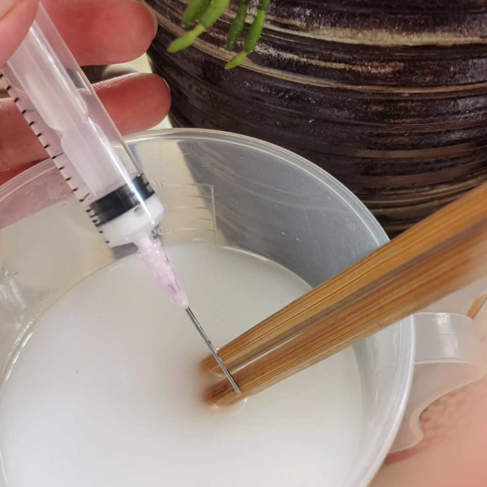 ADAMAS-BETA 20pcs/Lot Industrial Plastic Needle Cylinder 10ml Glue Perfume Dispenser Hand Push Type Graduated Lab Liquid Rinser