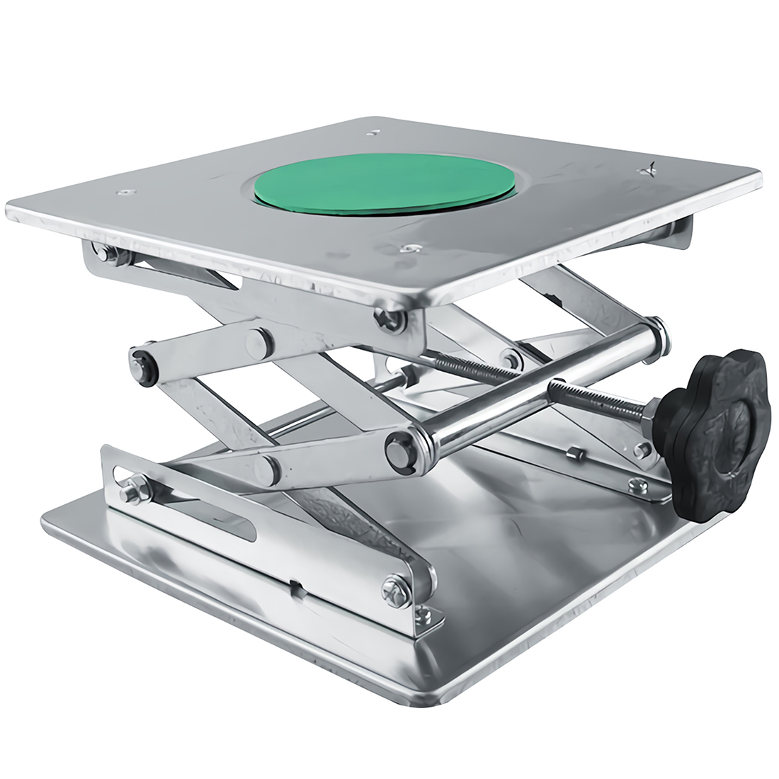 ADAMAS BETA Stainless Steel Lifting Table Manual Multifunction Laboratory Height Adjustment Rack Woodworking Engraving Stand Rack Platform Benches