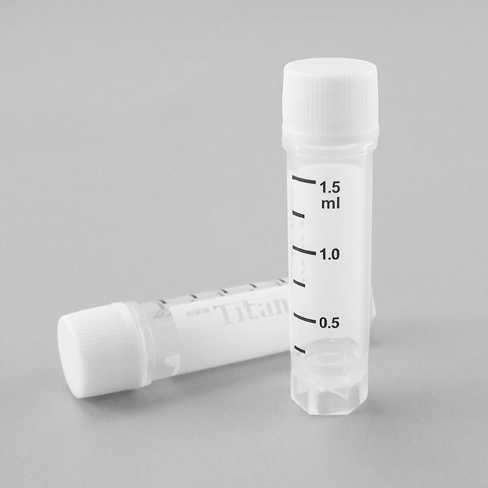 ADAMAS BETA Lab Cryotubes 1.5ml 2.0ml Sterilized CrystalCap SPINE HT Vial Graduated PP Self-Standing Cryovials