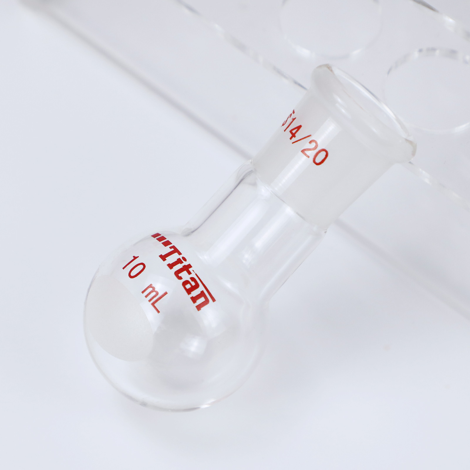 ADAMAS BETA Single Neck Round Bottom Ball Bottle Thick-Walled Clear Lab Glassware Laboratory Flasks for Heating/Reaction/Distillation Experiment