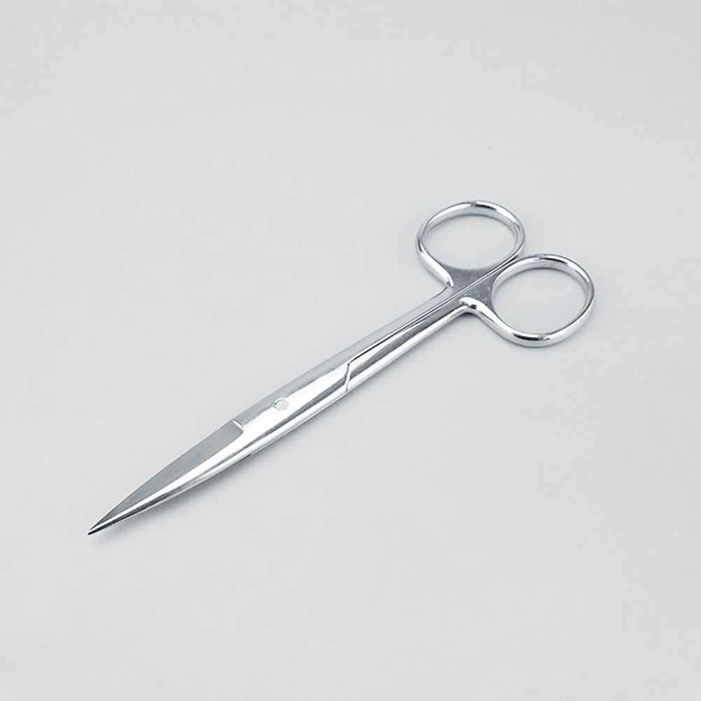 ADAMAS BETA 1pcs Stainless Steel Scissors Straight/Curved Tip 12.5-18cm Laboratory Pliers Tools Haircut Eyebrow Trimming Scissors