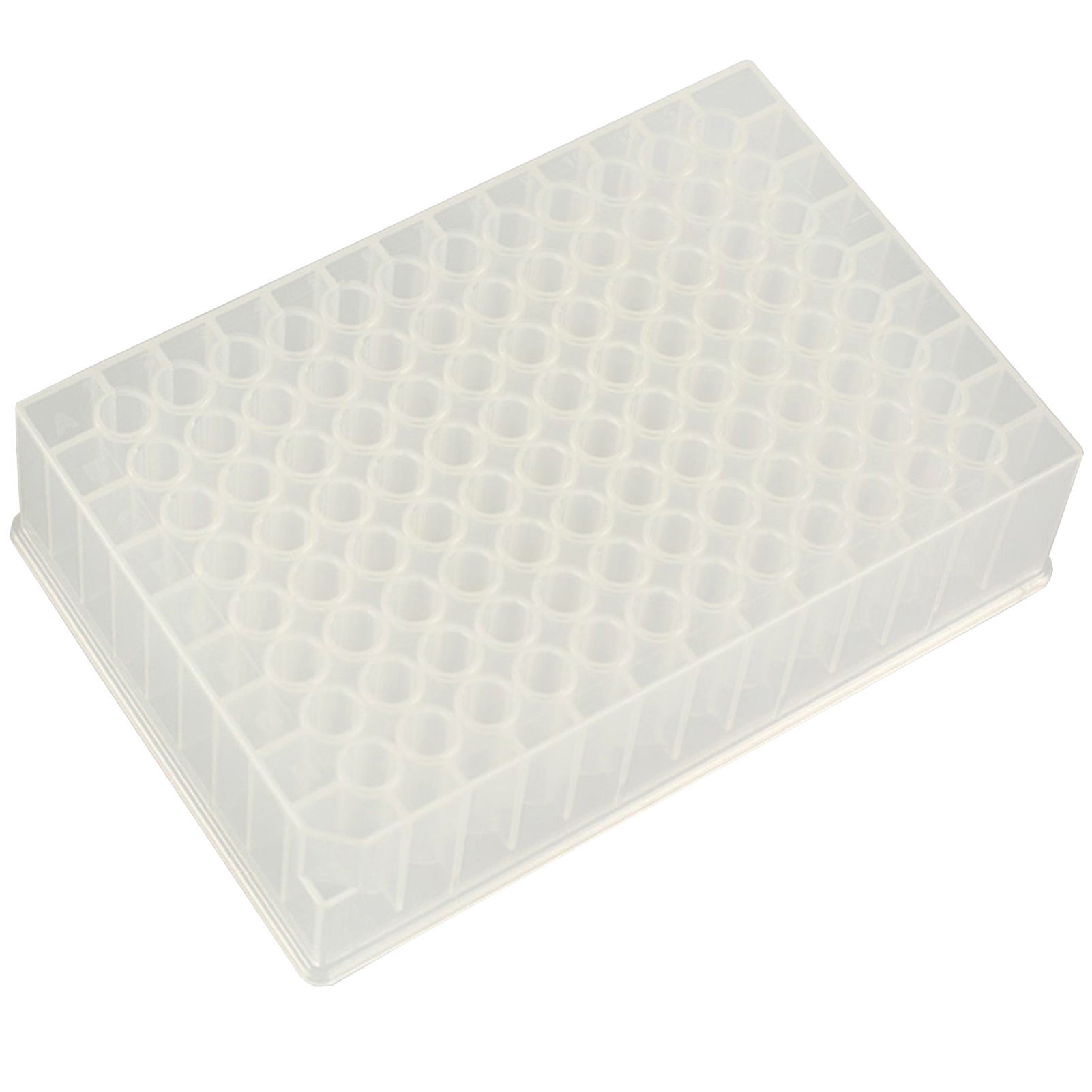 ADAMAS BETA Deep Hole Plate Laboratory Supplies 96 Wells Sample Clear PP Plastic High Capacity Collect Store Bacteria Culture Plate