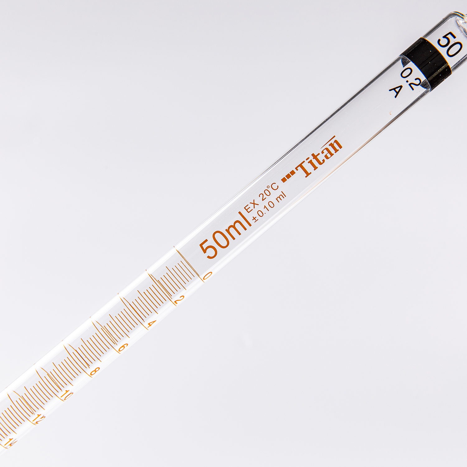 ADAMAS BETA Ring-marked Graduated Straw Pipe High Borosilicate Glass Pipette Laboratory Trace Liquid Transfer Tubes 0.5-50ml Dropper