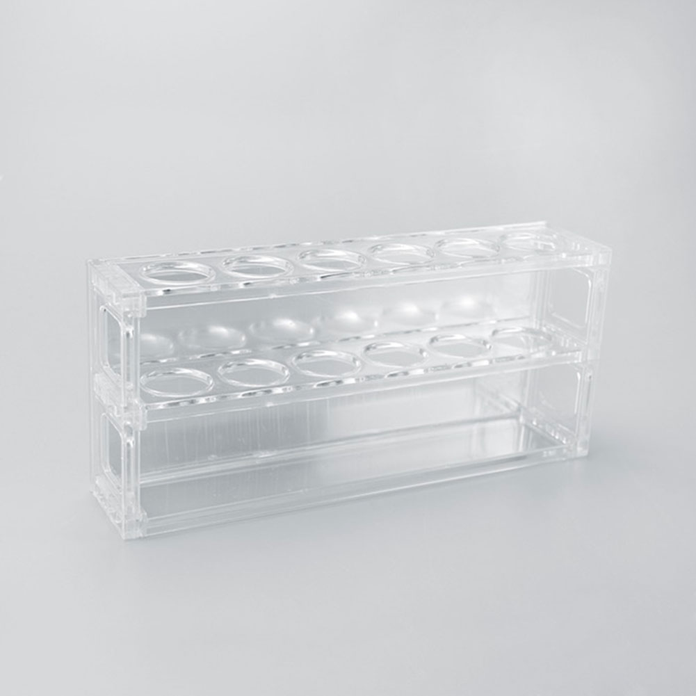 ADAMAS BETA Organic Glass Colorimetric Pipe Rack 6-Well 12-Well 10-100ml Laboratory Plexiglass Test Tube Holder Colorimetric Tubes Stander