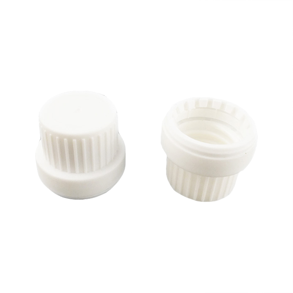 ADAMAS-BETA Lab Universal Bottle Cap PP Plastic Screw Mouth Standard Mixed Resin Cover with U-shaped LDPE Inner Plug/PE PTFE Gasket Sealing Caps