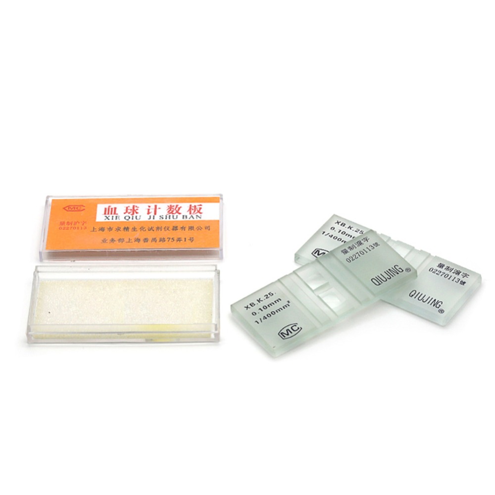 ADAMAS BETA Lab Glass Hemocytometer Professional Bright-line Dark-line Laboratory/Tesearch Supplies for Red/White Cell Analysis/Counting