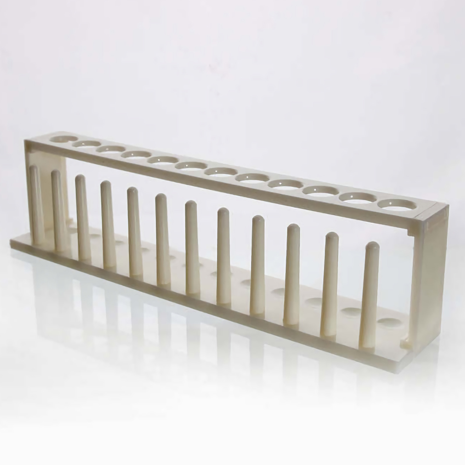 ADAMAS BETA Lab Plastic Test Tube Rack 6-12 Wells with Column Hole Diameter 23mm for Laboratory Test Tube Storage/Drying Holder
