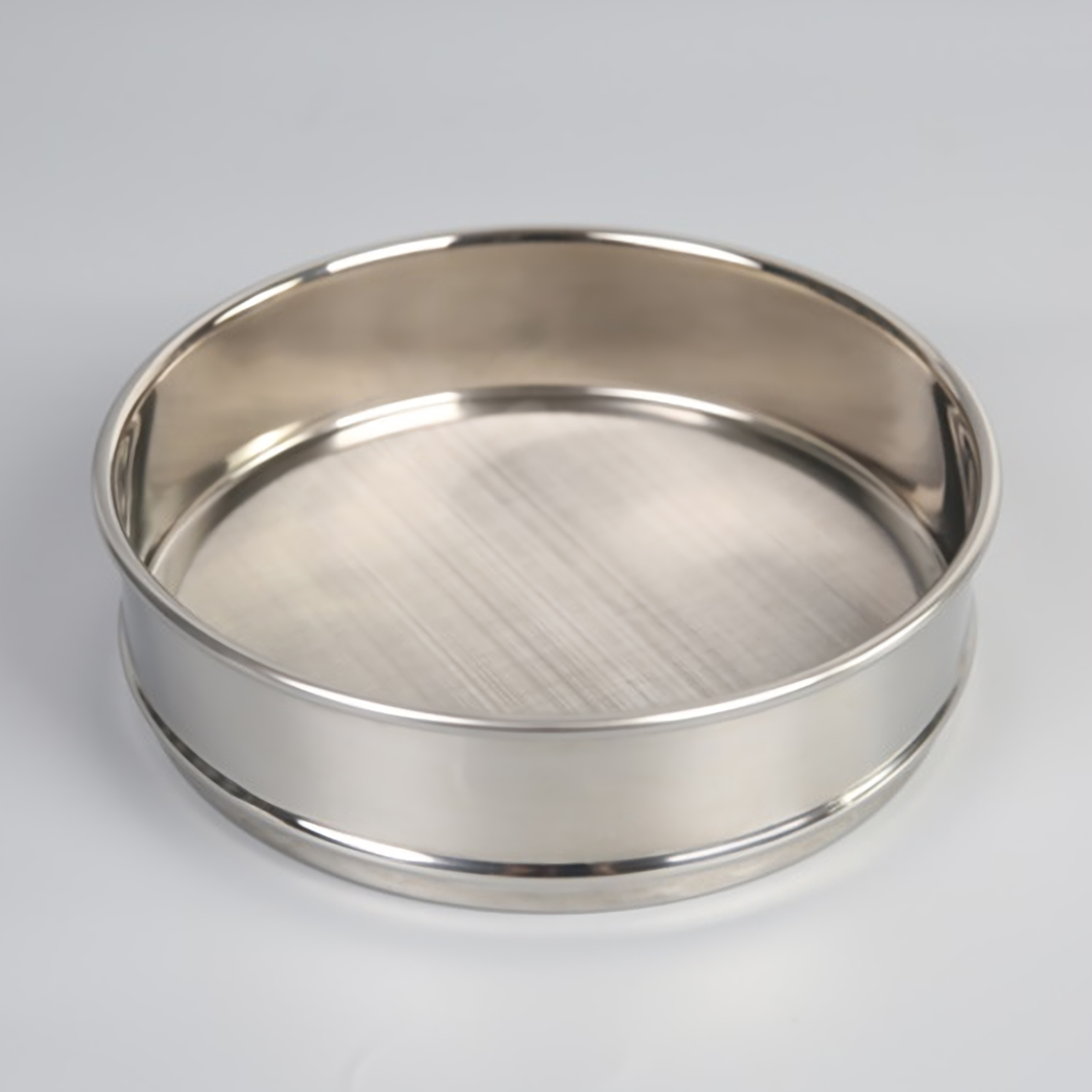 ADAMAS-BETA Lab Sieve 304 Stainless Steel Standard Sieve 20*5cm 6-100 Mesh Laboratory Powder/Particle Screening Filter Screen Soil Strainer