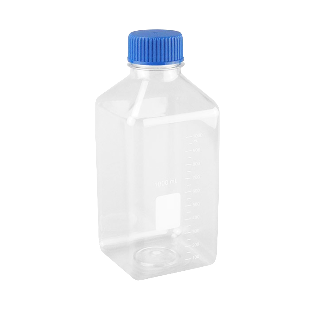 ADAMAS BETA Plastic Bottle 125-1000ml Narrow Mouth with Cover PET/PC Sterilized Lab Chemical Reagent Bottle Sample Sealing Bottles