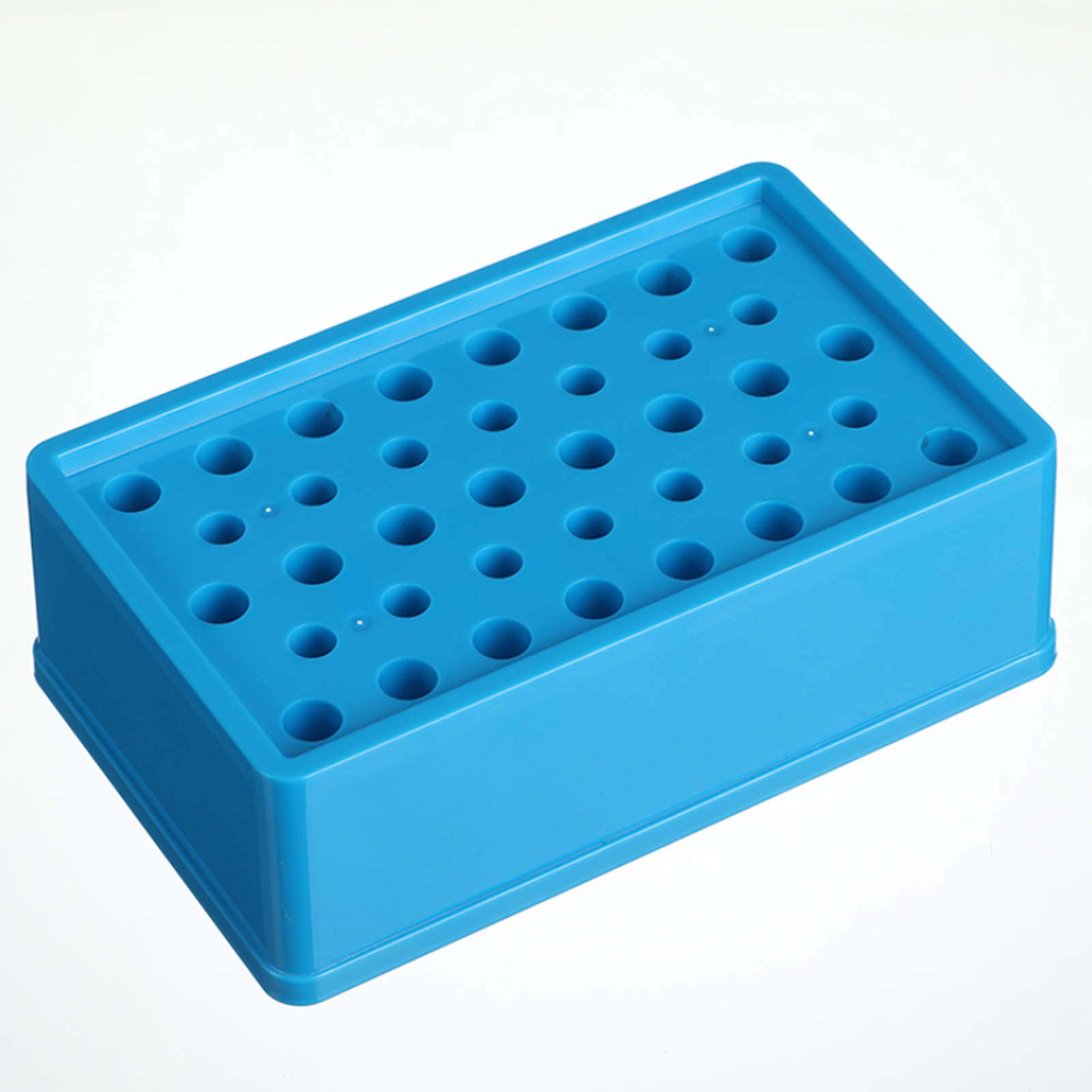 ADAMAS BETA PP Plastic PCR Ice Box 38-Well Laboratory Freezer Box Suitable 0.5ml/2ml Centrifugal Tubes for PCR Biological Experiment