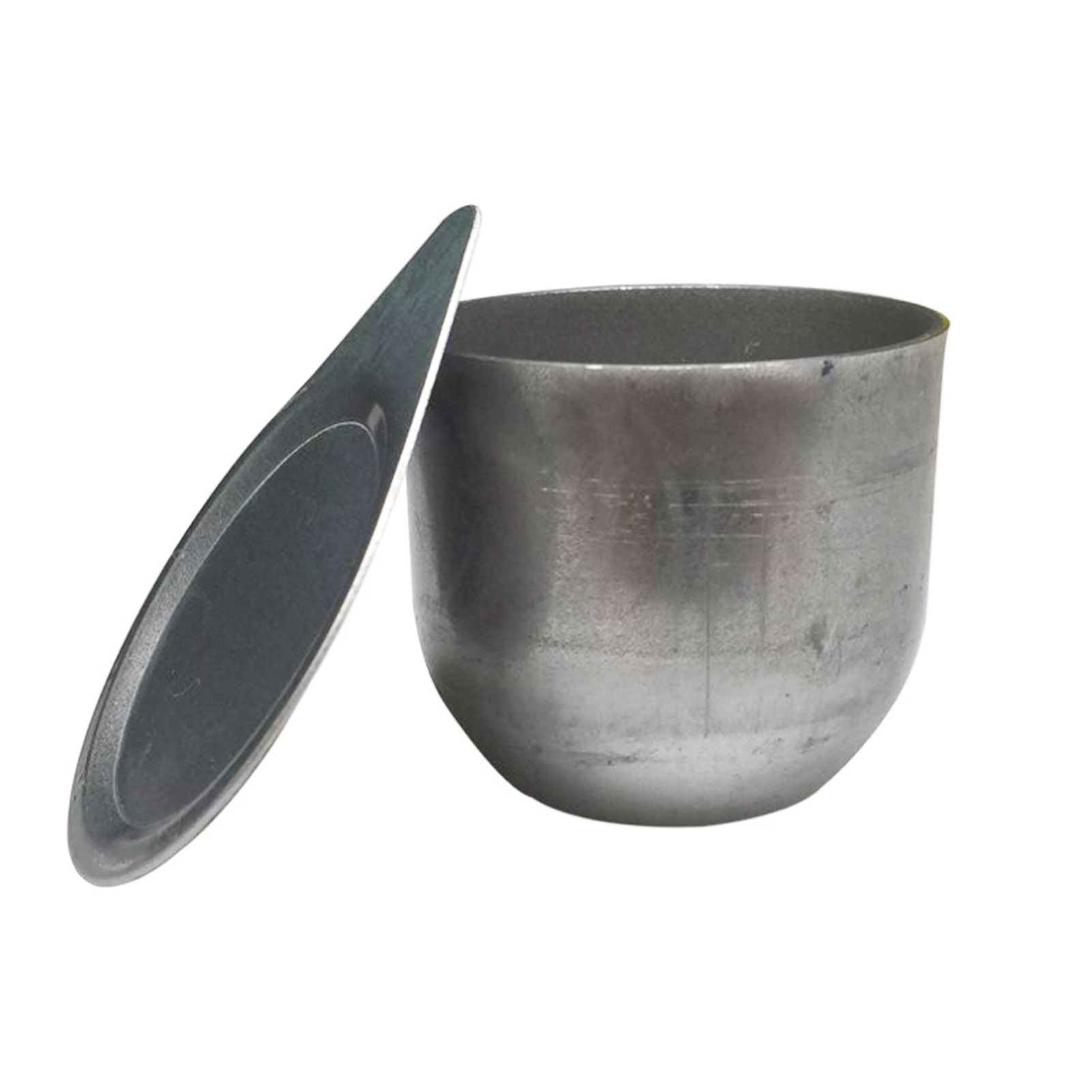 ADAMAS BETA Lab Sterling Silver Crucible High Purity 99.99% 30ml 50ml Nickel/Iron Crucible with Cover  Laboratory Heating Device