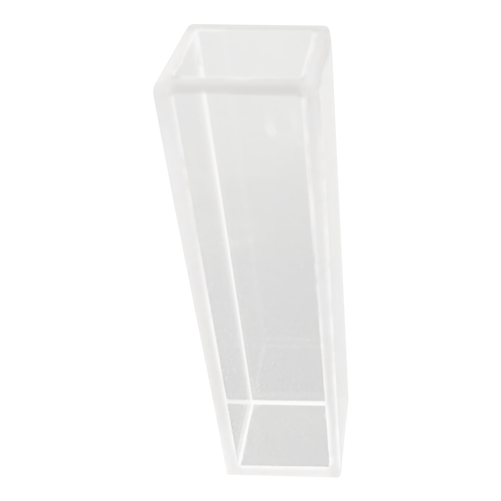 ADAMAS-BETA Laboratory Glass Fluorescent Four-way Cuvette Optical Path 5mm-100mm Lab Glass Absorption Tank Cuvette Without Lid