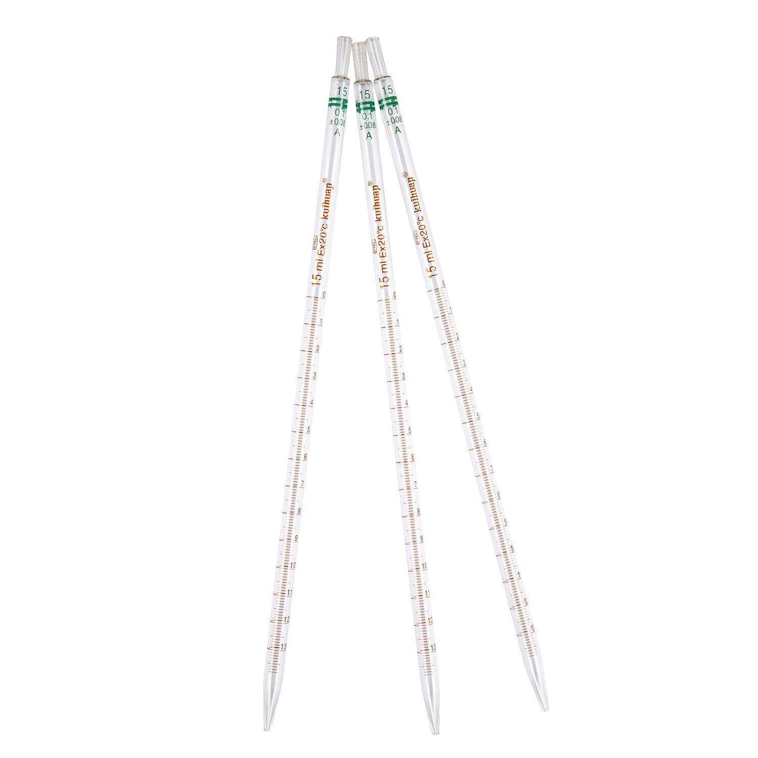 ADAMAS BETA Ring-marked Graduated Straw Pipe High Borosilicate Glass Pipette Laboratory Trace Liquid Transfer Tubes 0.5-50ml Dropper