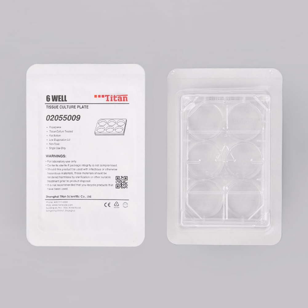 ADAMAS-BETA Cell Culture Plate 6-96 Well Flat Bottom TC Sterile Transparent Laboratory Microbial Plastic Culture Plate for Adherent Culture