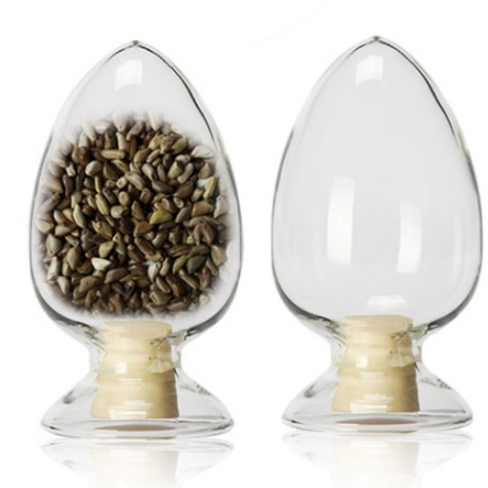 ADAMAS BETA Wholesale Conical Seed Bottle 125ml 250ml 500ml Laboratory Glass Sampling Bottle Lab Glassware without Stoppers