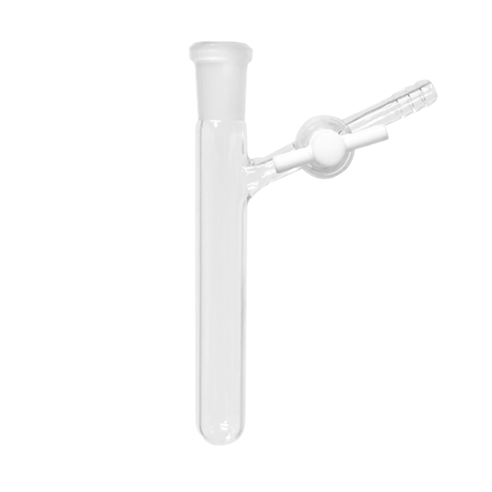 ADAMAS-BETA Two-way Reaction Tubes with Glass Stopcock/PTFE Piston Thick Wall Lab Glassware Grinding Mouth 10-250ml Experiment Supplies