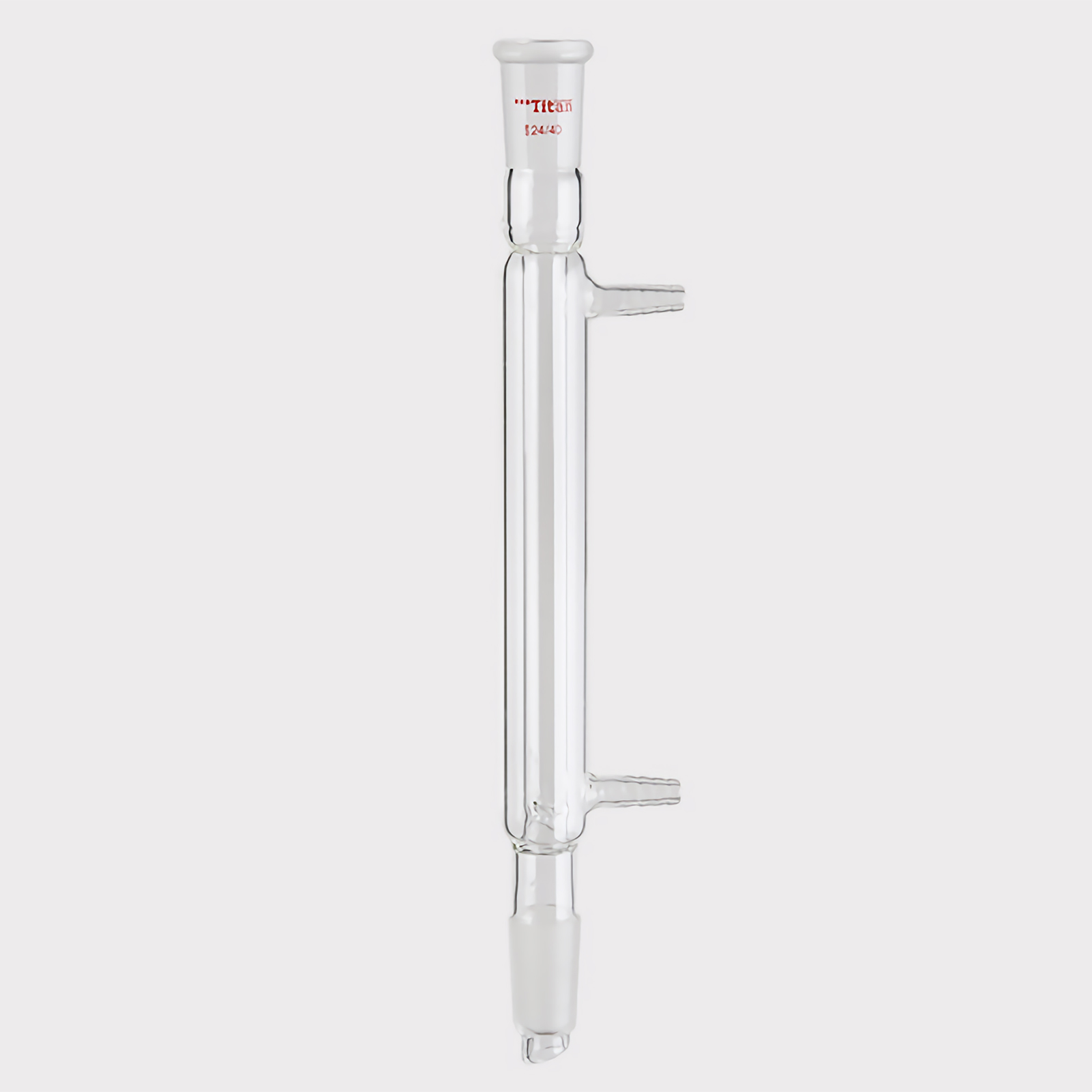 ADAMAS BETA 1pcs Sandwich Fractionation Column 180-330mm Grinding Mouth Laboratory Glass Straight Condenser Tube with Nozzle