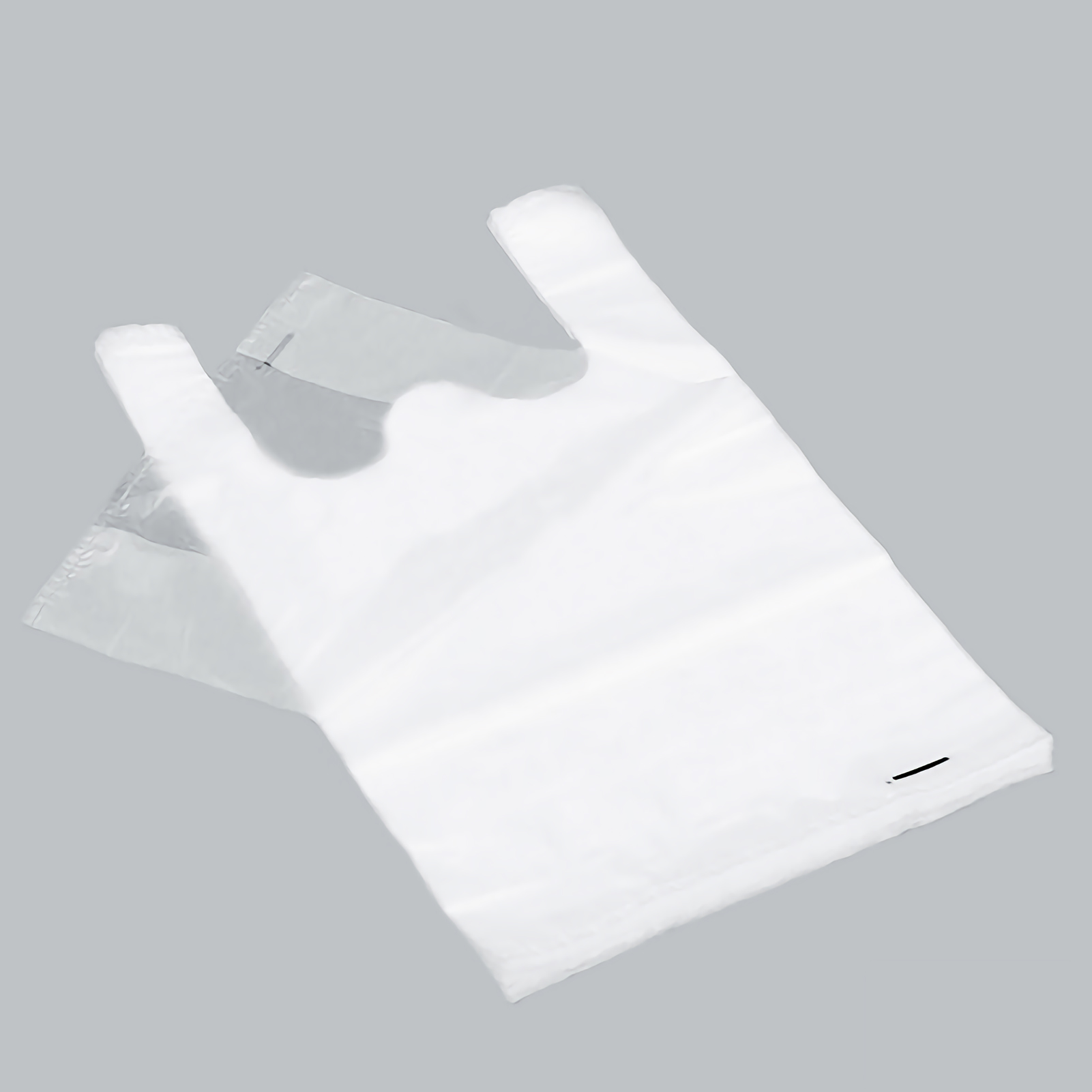 ADAMAS-BETA Transparent Thickening Vest Bag Double-handle Plastic Shopping Bag Waterproof Lab Storage Package Bags(Pack of 100)