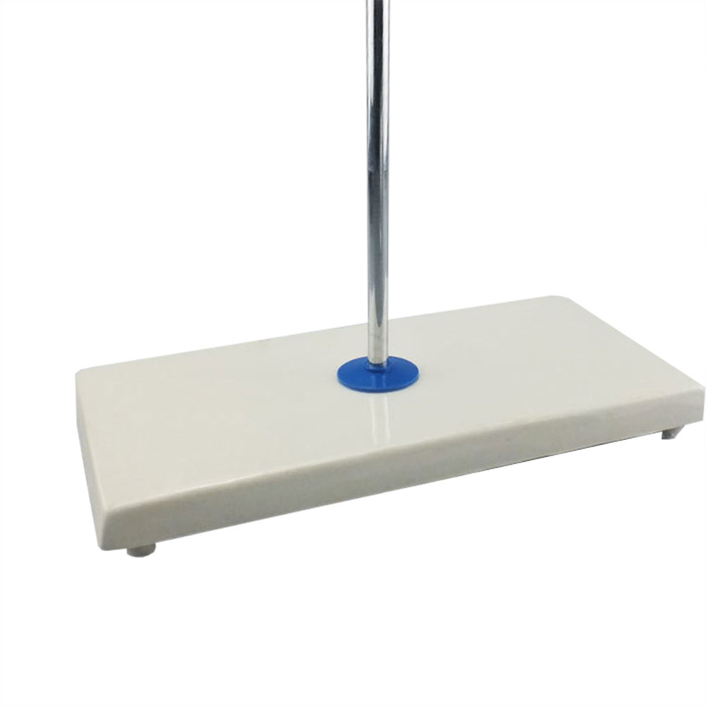 ADAMAS-BETA Lab Titration Table White Porcelain/Glass/White Marble Base with 650mm Iron Rod for Acid Base Titration Experiment