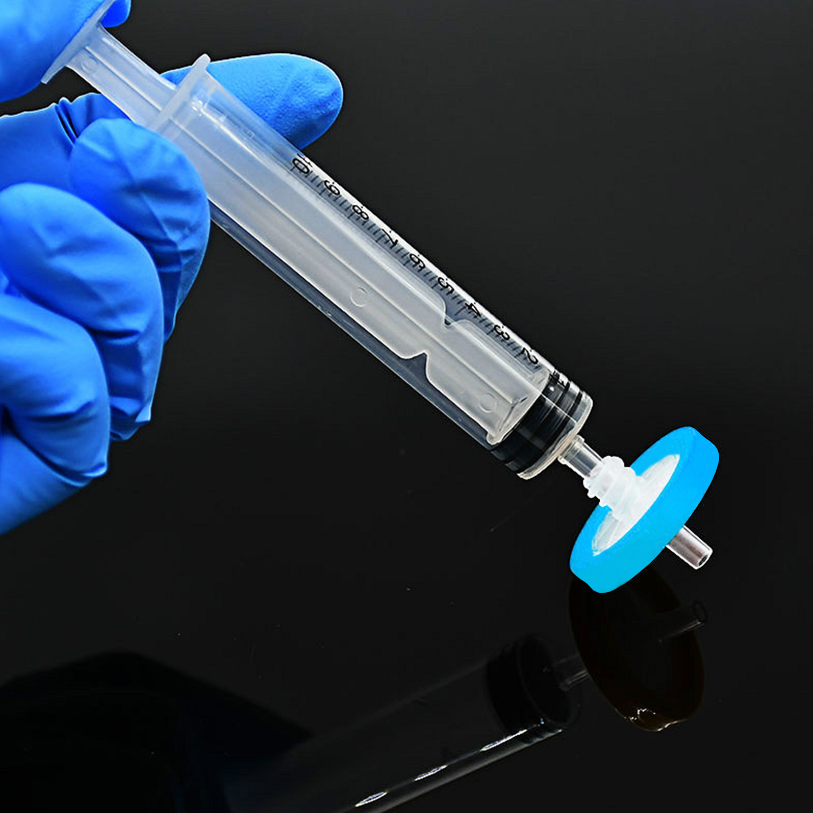 15-100pcs Sterilized Needle Filter PVDF 0.1um 0.22um 0.45um Disposable Individual PP Syringe Filters Lab Experiment Accessories