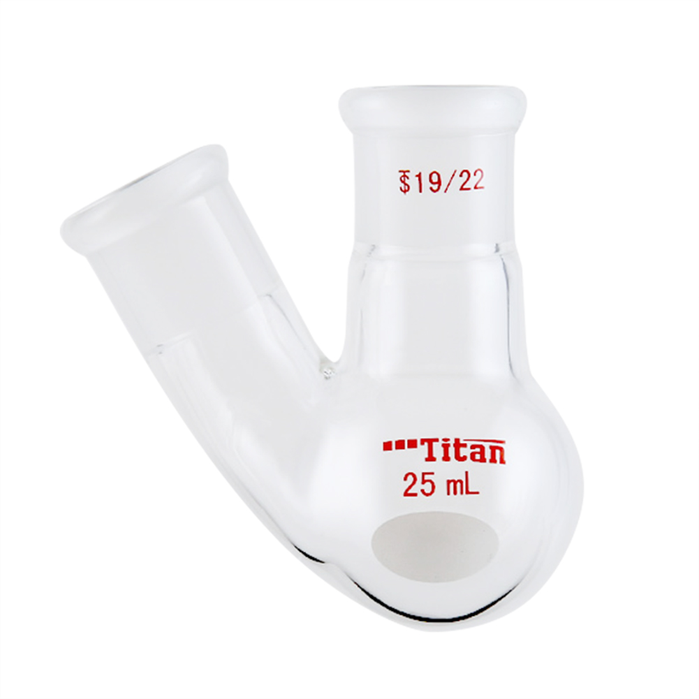 ADAMAS-BETA Two-Necked Flask Lab Glassware Spherical Bottle Round-Bottomed Grind Reaction Flasks 10-2000ml for Distillation Experiment