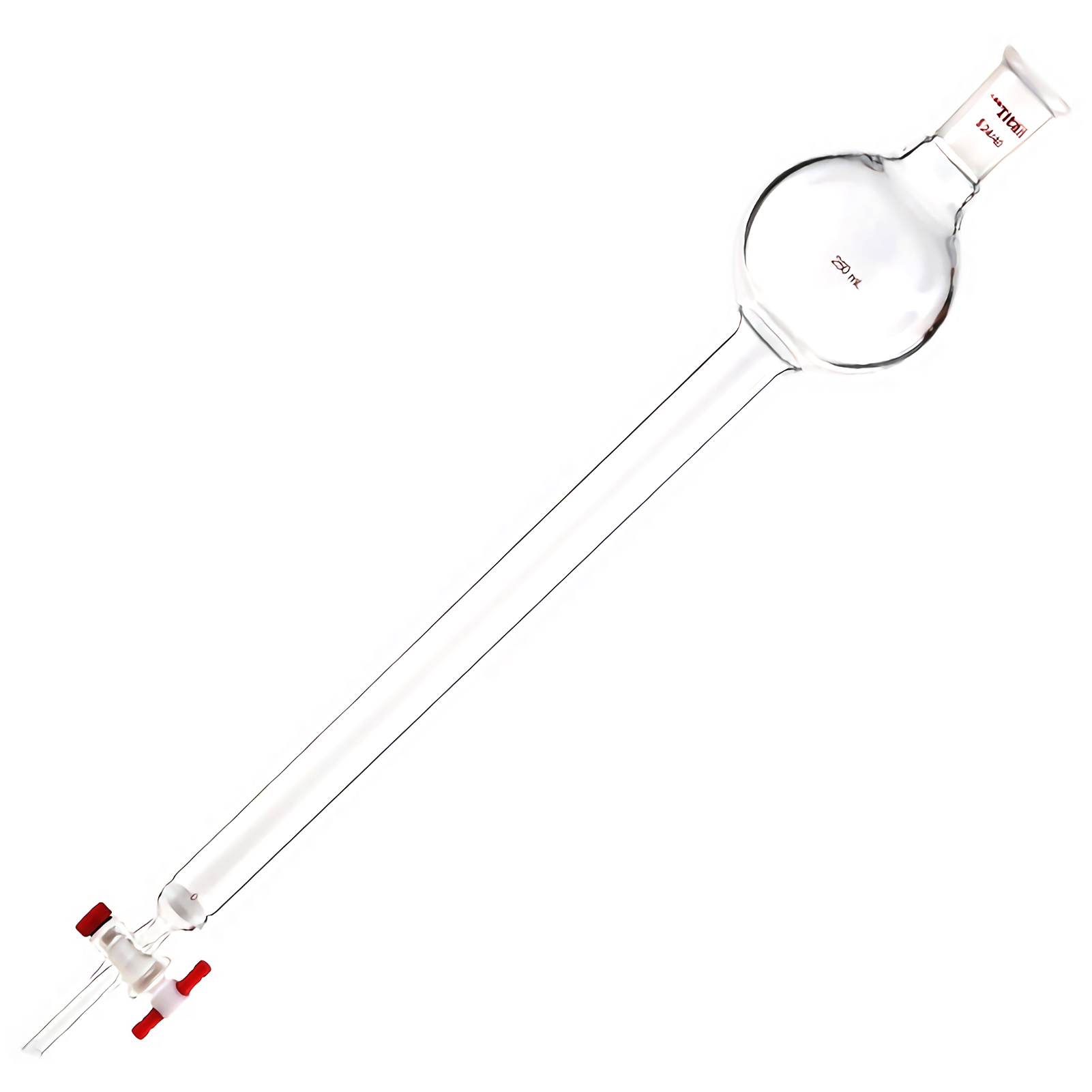 ADAMAS-BETA Laboratory Glass Chromatography Columns with Joint/Reservoir/Fritted Disc/PTFE Stopcock Grinding Mouth 24/40 100-500ml Lab Glassware