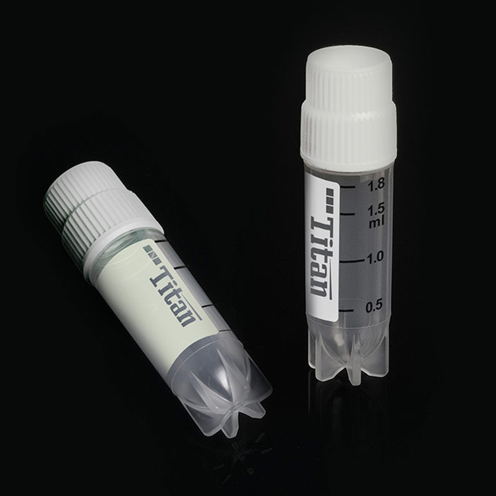 ADAMAS BETA Lab Cryotubes 1.5ml 2.0ml Sterilized CrystalCap SPINE HT Vial Graduated PP Self-Standing Cryovials