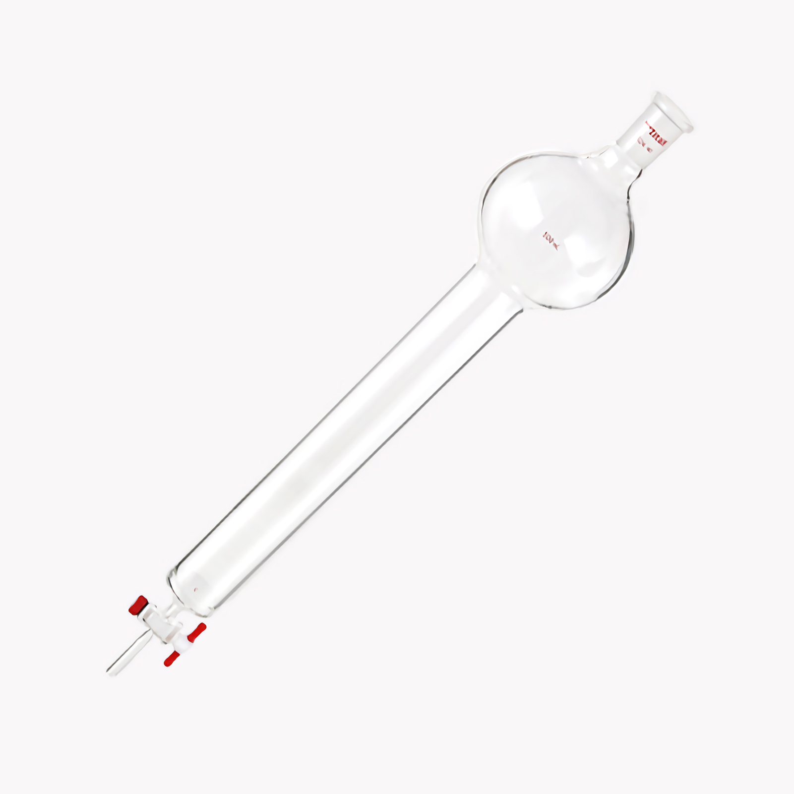 ADAMAS-BETA Laboratory Glass Chromatography Columns with Joint/Reservoir/Fritted Disc/PTFE Stopcock Grinding Mouth 24/40 100-500ml Lab Glassware