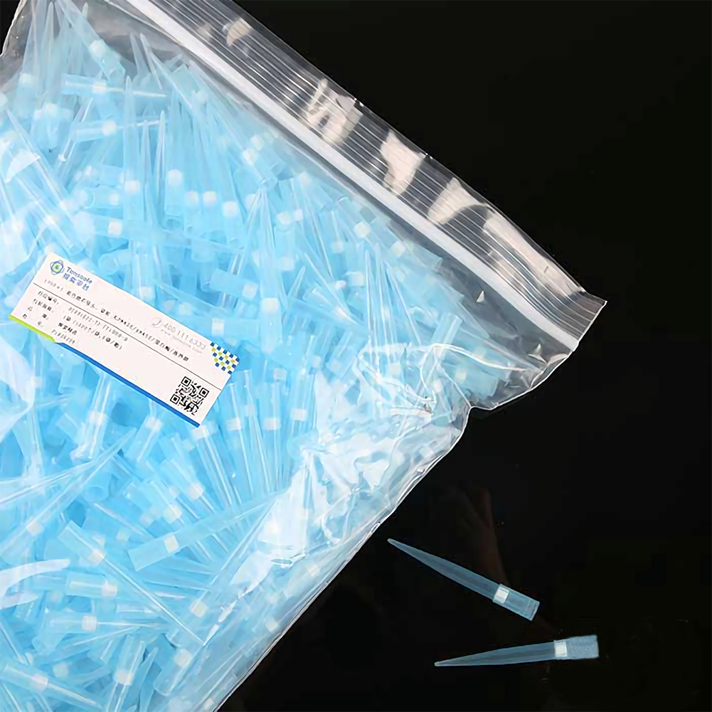 ADAMAS BETA Wholesale 1000pcs Pipette Tips PP Plastic Disposable Bagged 10-1250ul Ordinary/Low Adsorption Sterilized Laboratory Suction Tips
