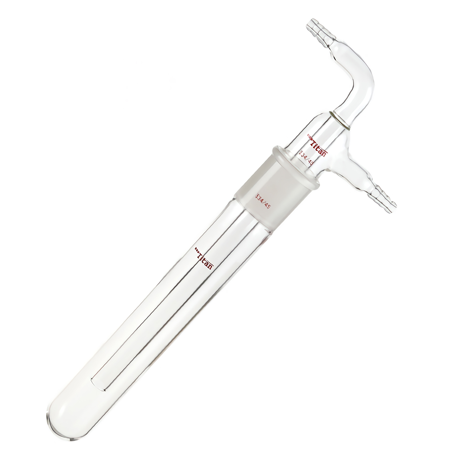 ADAMAS BETA Split Cold Trap with Grinding Mouth Straight Glass Condensate Trap Laboratory Gas Partial Pressure/Condensing Device