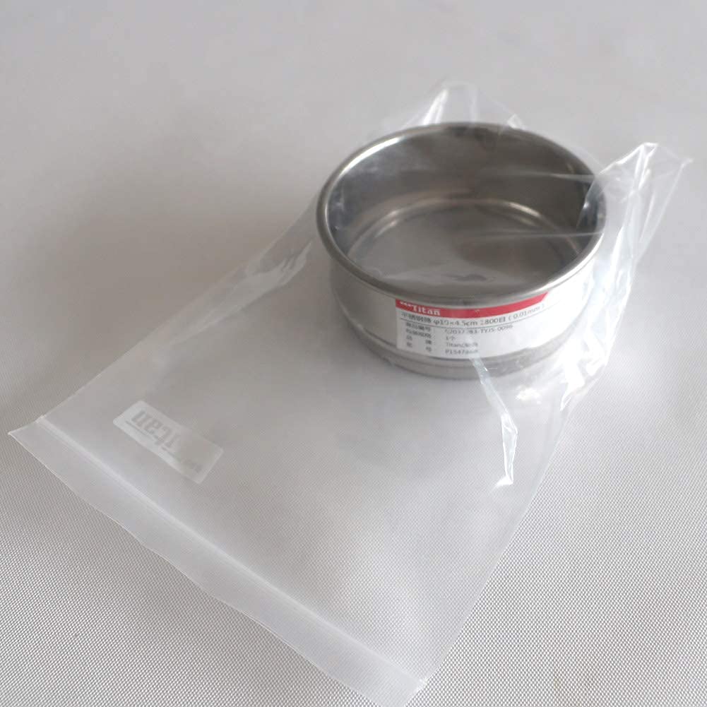 Adamas-Beta φ10×4.5cm 1800 Mesh 304 Stainless Lab Sieves Economy Test Sieve 304 Stainless Steel Wire Cloth（0.01mm）