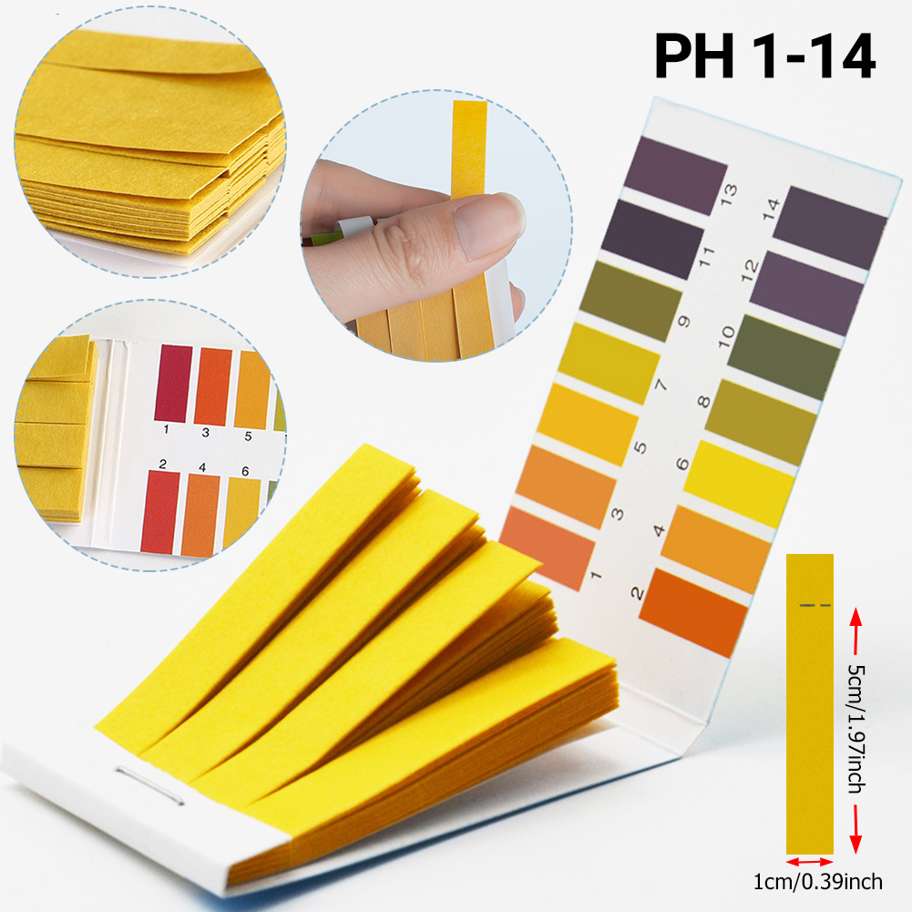 ADAMAS-BETA 1-14 PH Test Stripe Laboratory Universal Indicator Paper for Saliva/Urine Cosmetic/Soil Acid-base PH Test Paper