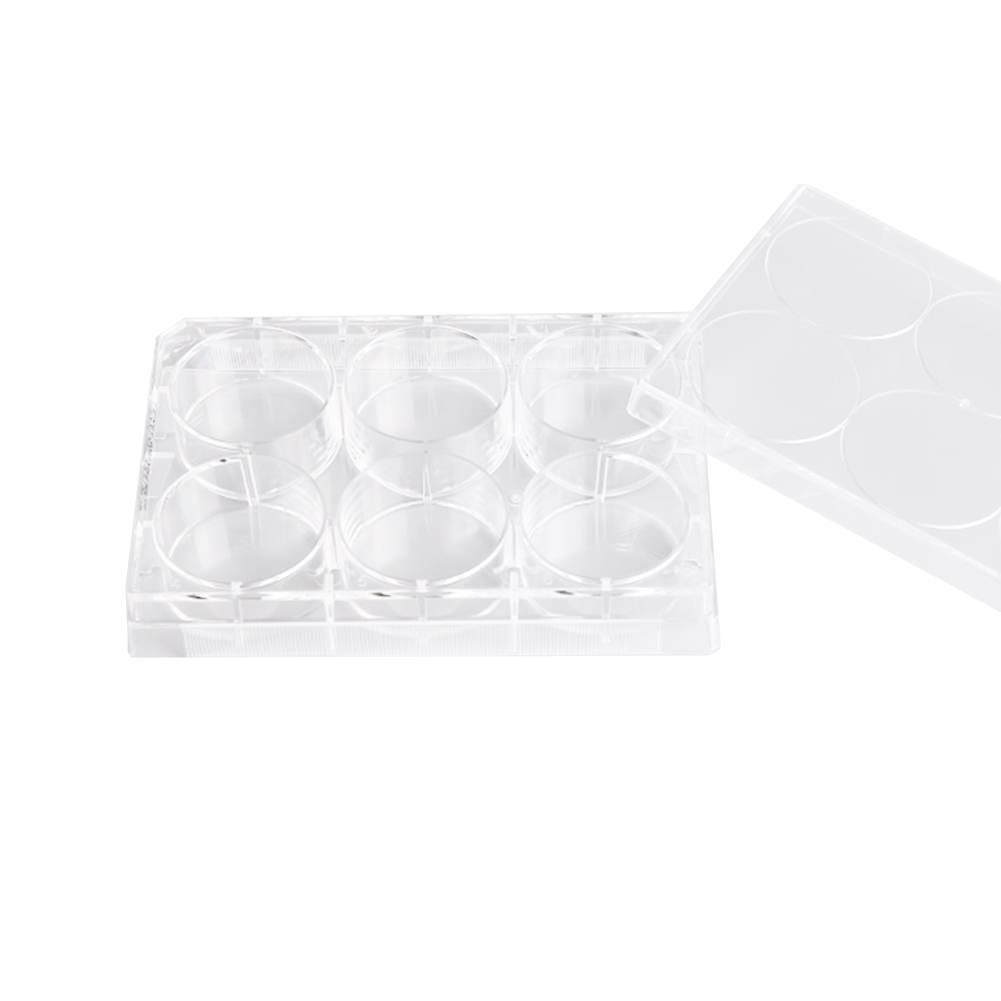 ADAMAS-BETA Cell Culture Plate 6-96 Well Flat Bottom TC Sterile Transparent Laboratory Microbial Plastic Culture Plate for Adherent Culture